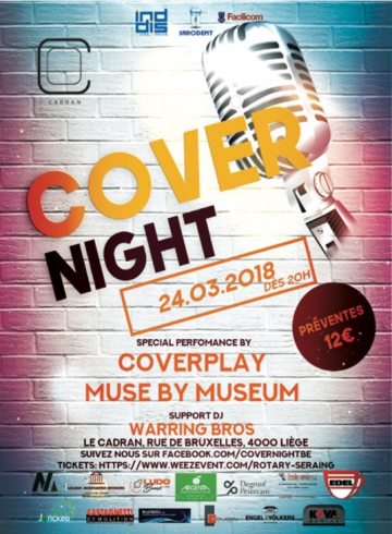 Cover Night invite Coverplay & Museum